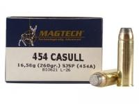 Magtech .454Casull (454A) SJSP FLAT 16.85g/260gr