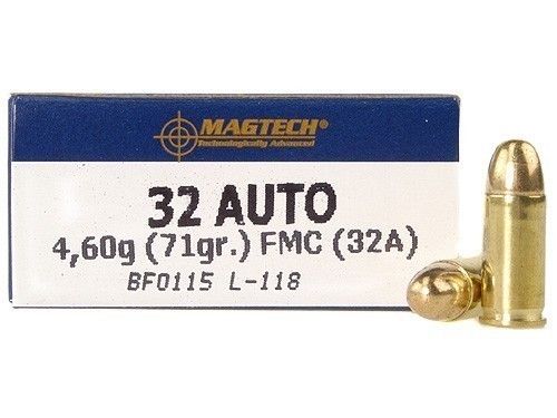 Náboj Magtech 32Auto (32A) - 7,65 - FMJ 71gr