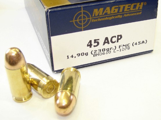 Náboj Magtech 45 ACP (45A) FMJ 230gr